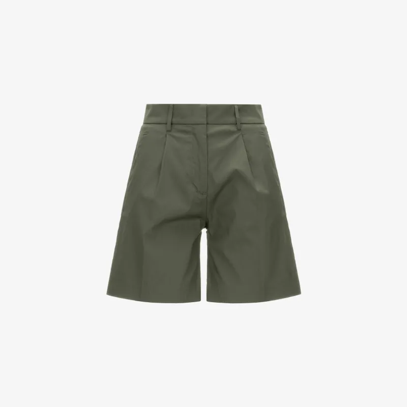 NIVE TWILL TECH - Shorts - Chino - Woman - Green Lichen made by K-Way