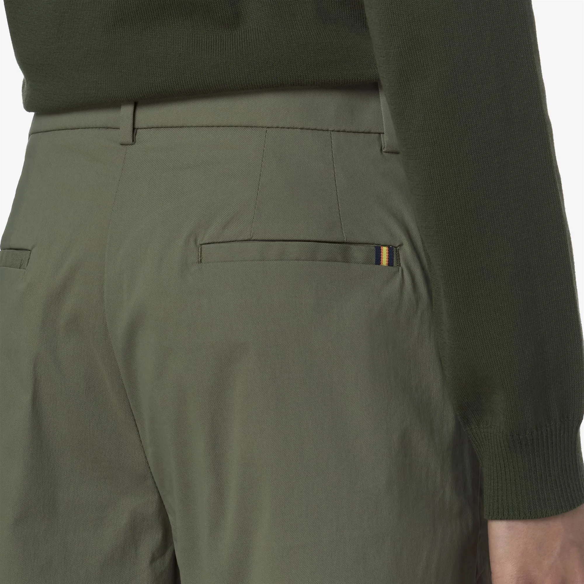NIVE TWILL TECH - Shorts - Chino - Woman - Green Lichen sold by K-Way product image thumbnail 5