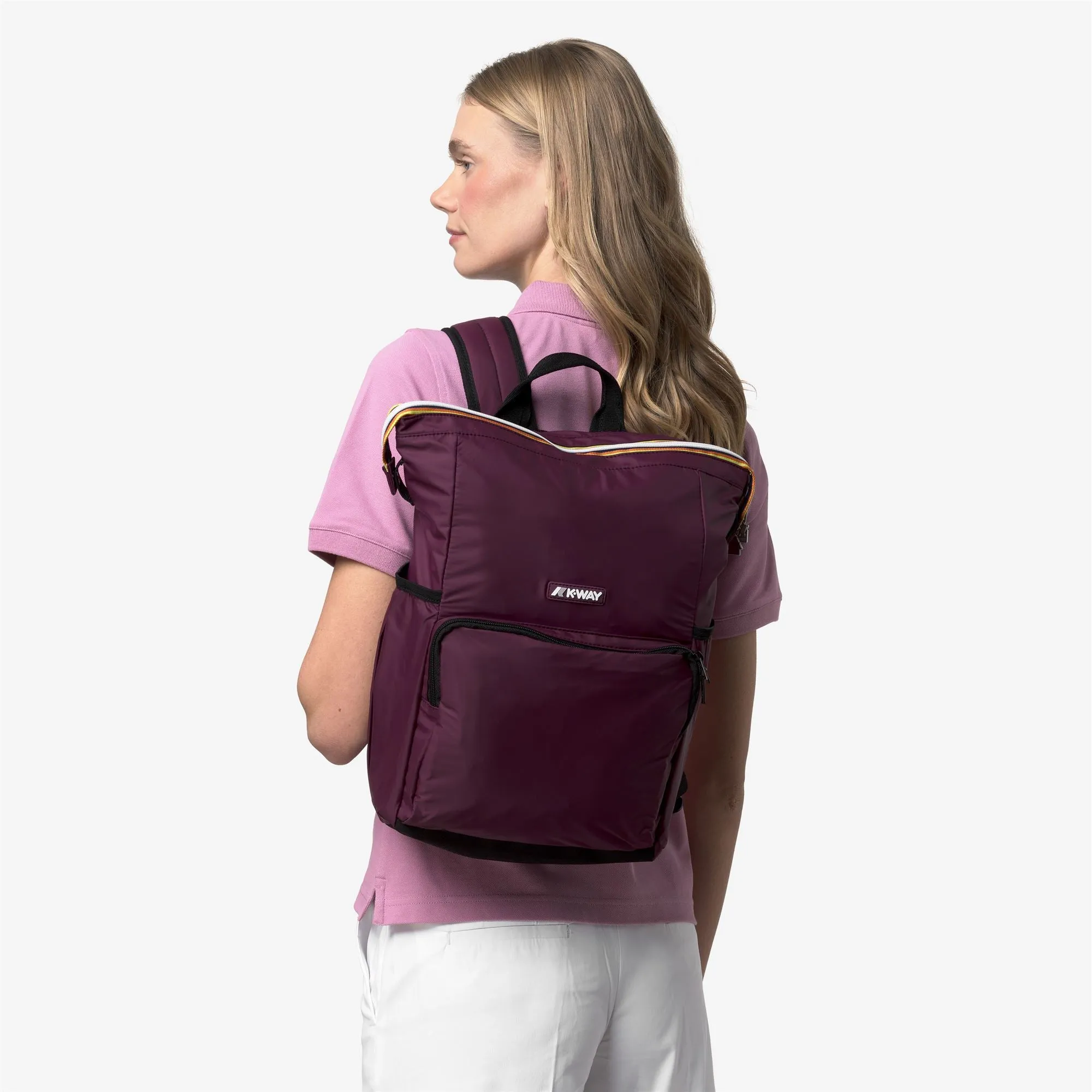 MAIZY - Bags - Backpack - Unisex - Violet Mauve Wine sold by K-Way product image thumbnail 4