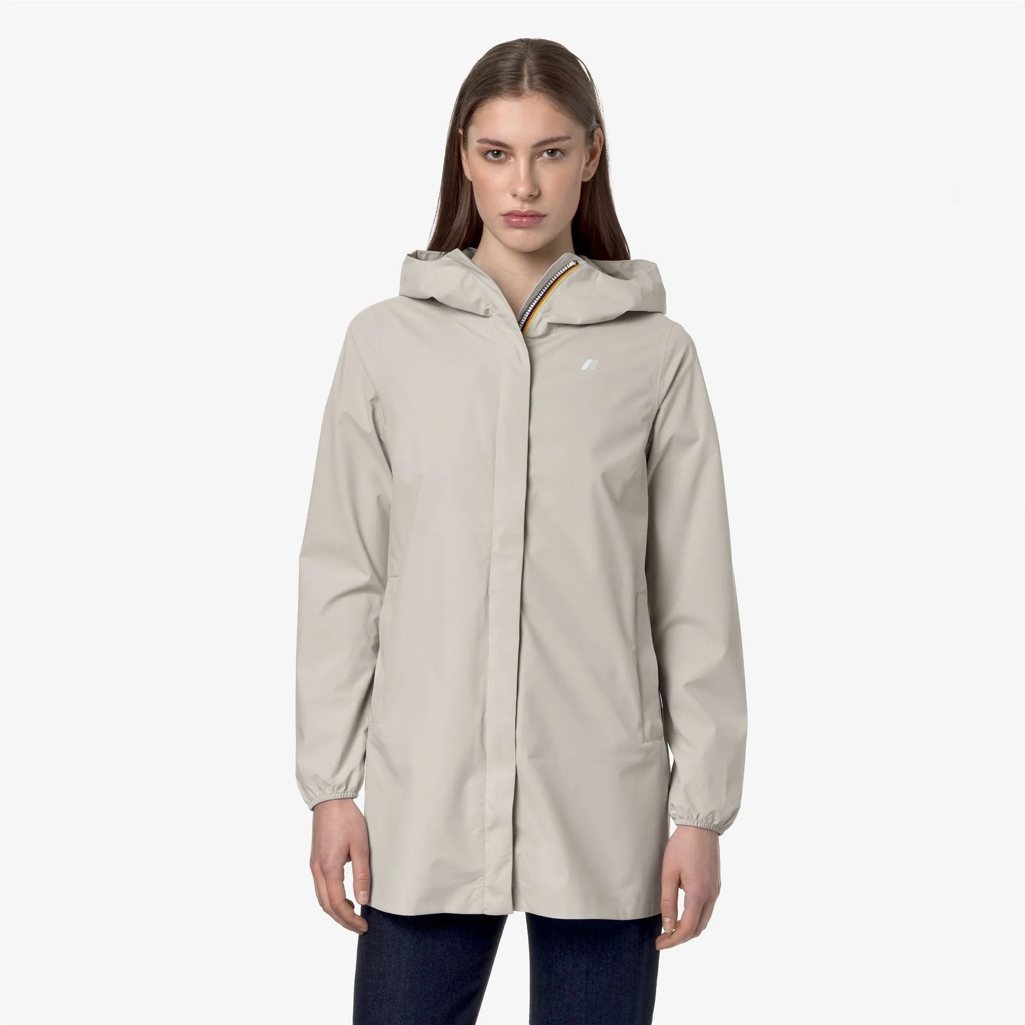 SOPHIE STRETCH DOT - Jackets - Mid - Woman - BEIGE LT sold by K-Way product image thumbnail 2