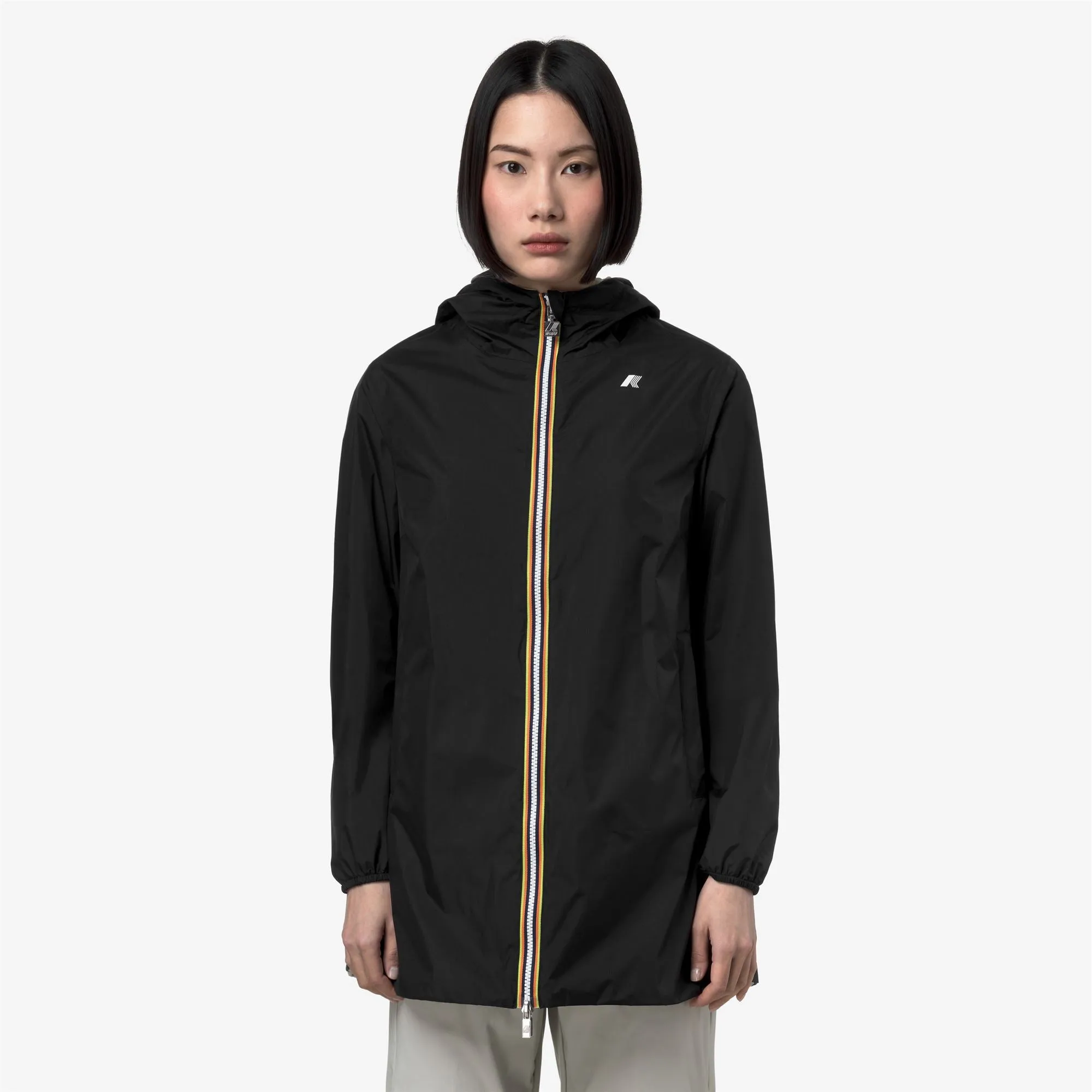 SOPHIE PLUS.2 DOUBLE - Jackets - Mid - Woman - Black Pure-BEIGE LT sold by K-Way product image thumbnail 3