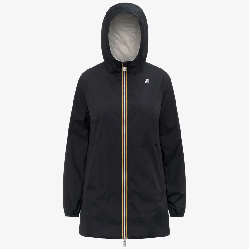 SOPHIE PLUS.2 DOUBLE - Jackets - Mid - Woman - Black Pure-BEIGE LT made by K-Way