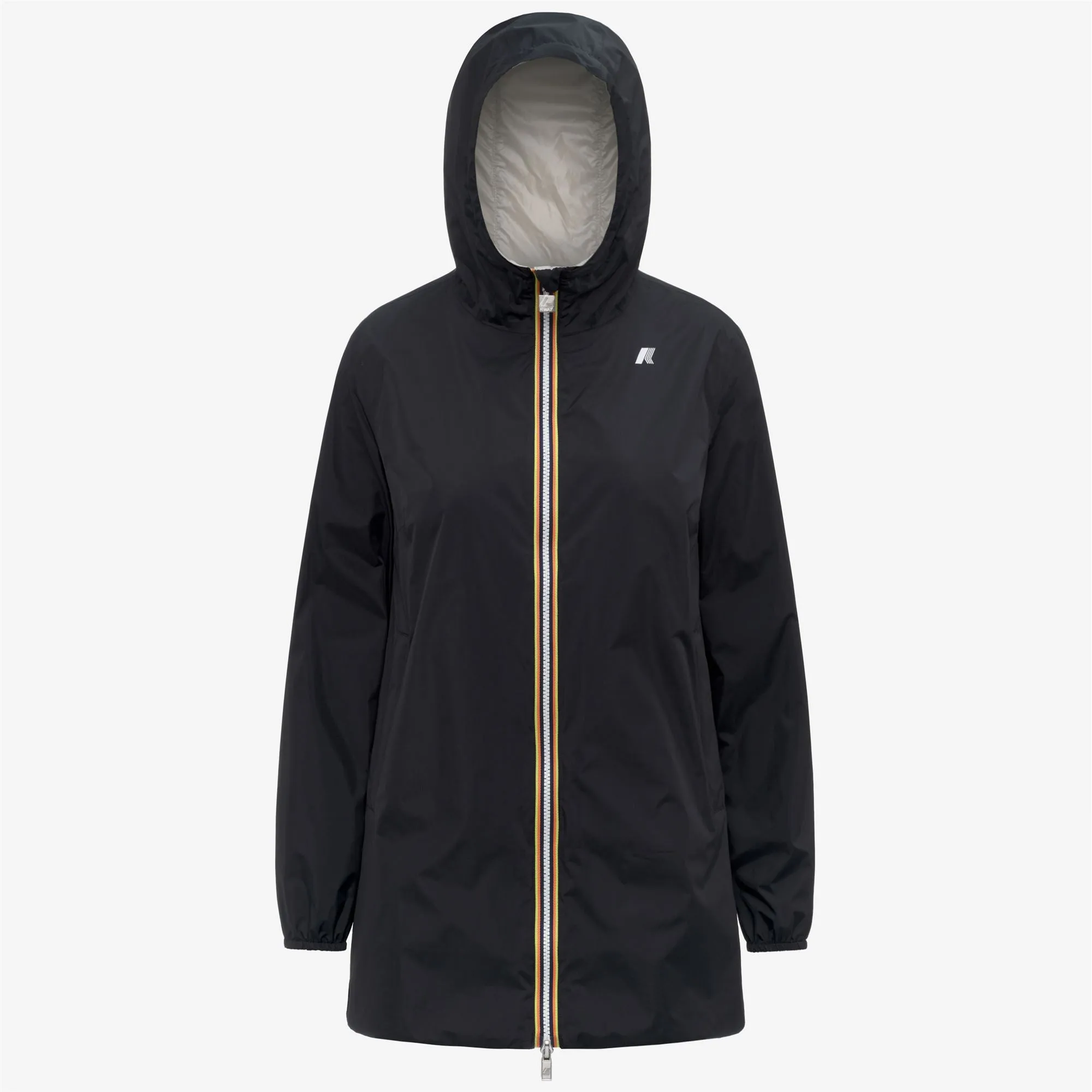 SOPHIE PLUS.2 DOUBLE - Jackets - Mid - Woman - Black Pure-BEIGE LT sold by K-Way