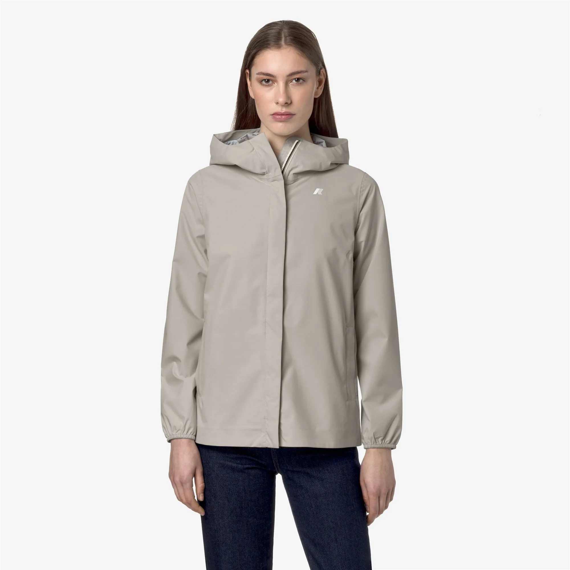 MARGUERITE STRETCH DOT - Jackets - Mid - Woman - BEIGE LT sold by K-Way product image thumbnail 2