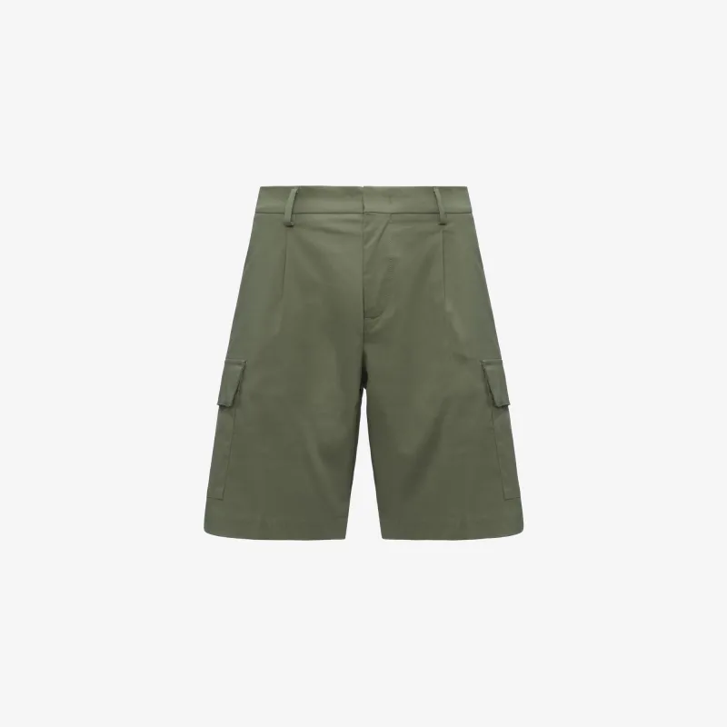 SERJE TWILL TECH - Shorts - Cargo - Man - Green Lichen made by K-Way