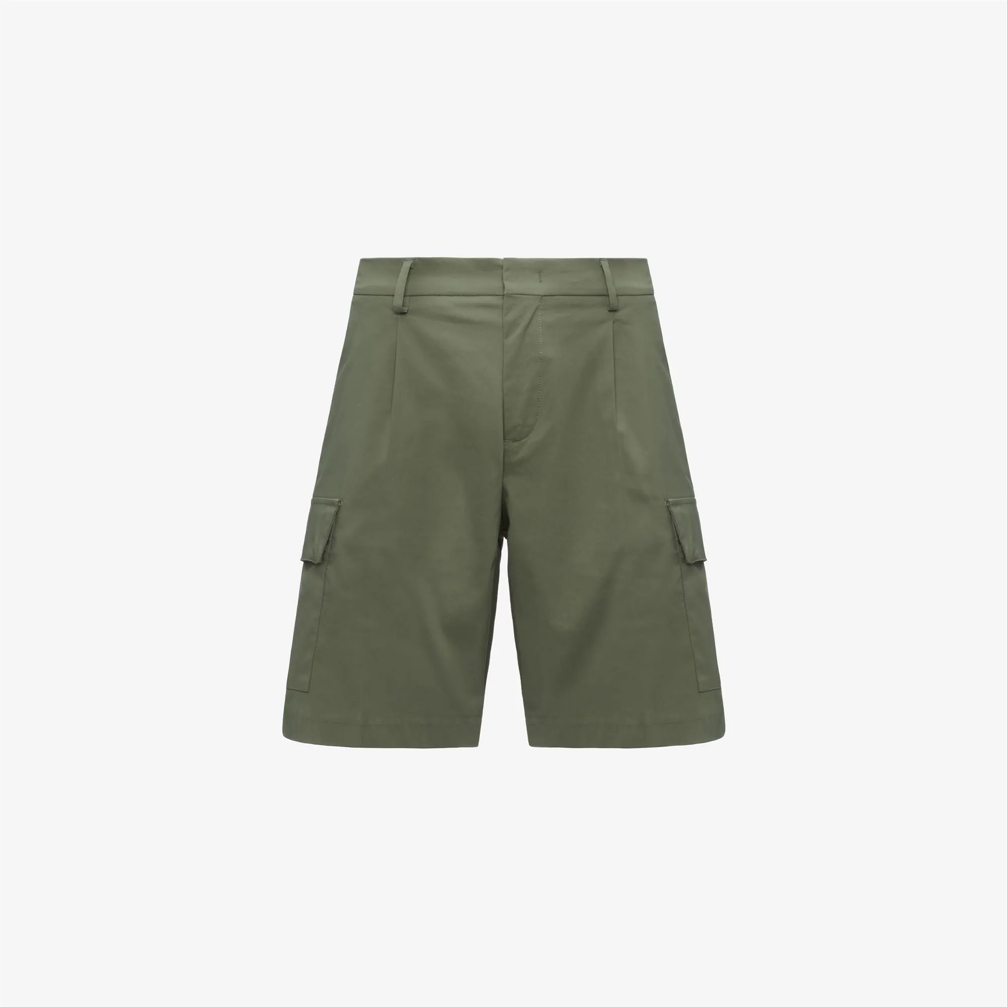 SERJE TWILL TECH - Shorts - Cargo - Man - Green Lichen sold by K-Way