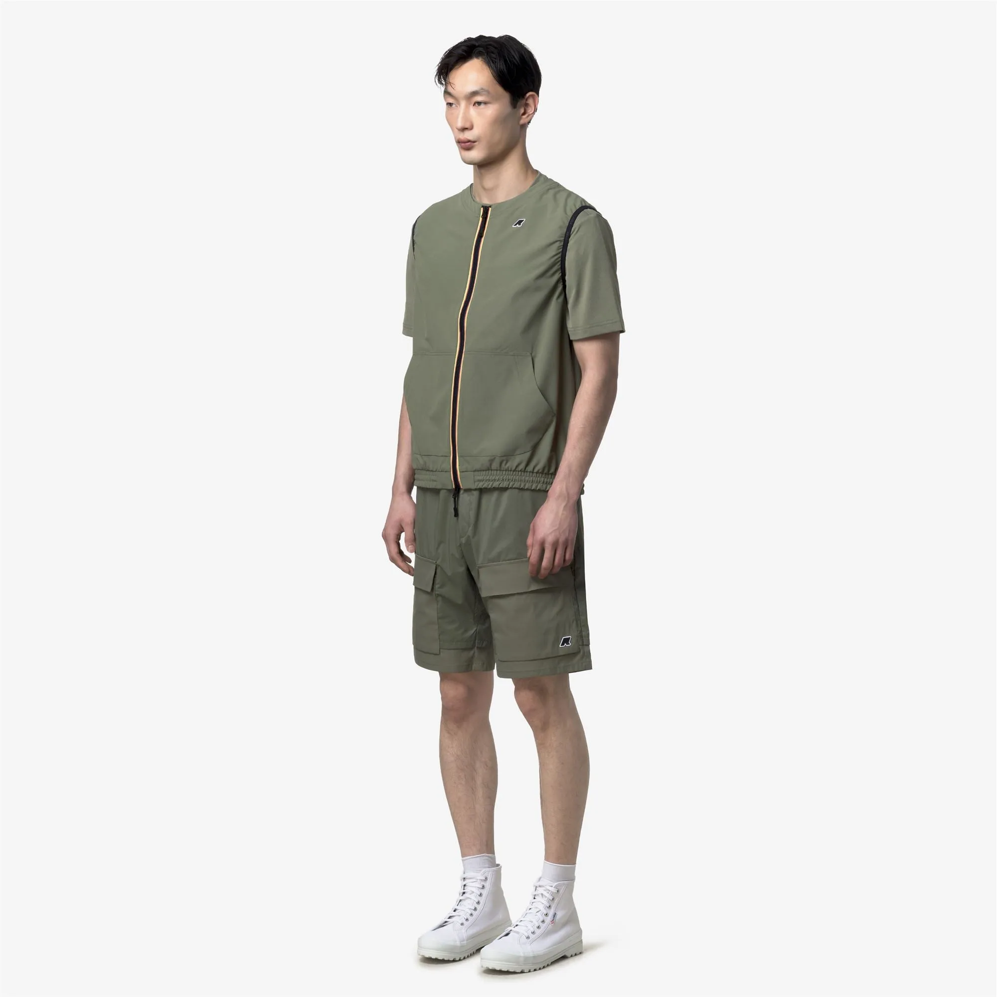 SISEL - Fleece - Jumper - Man - Green Lichen sold by K-Way product image thumbnail 3