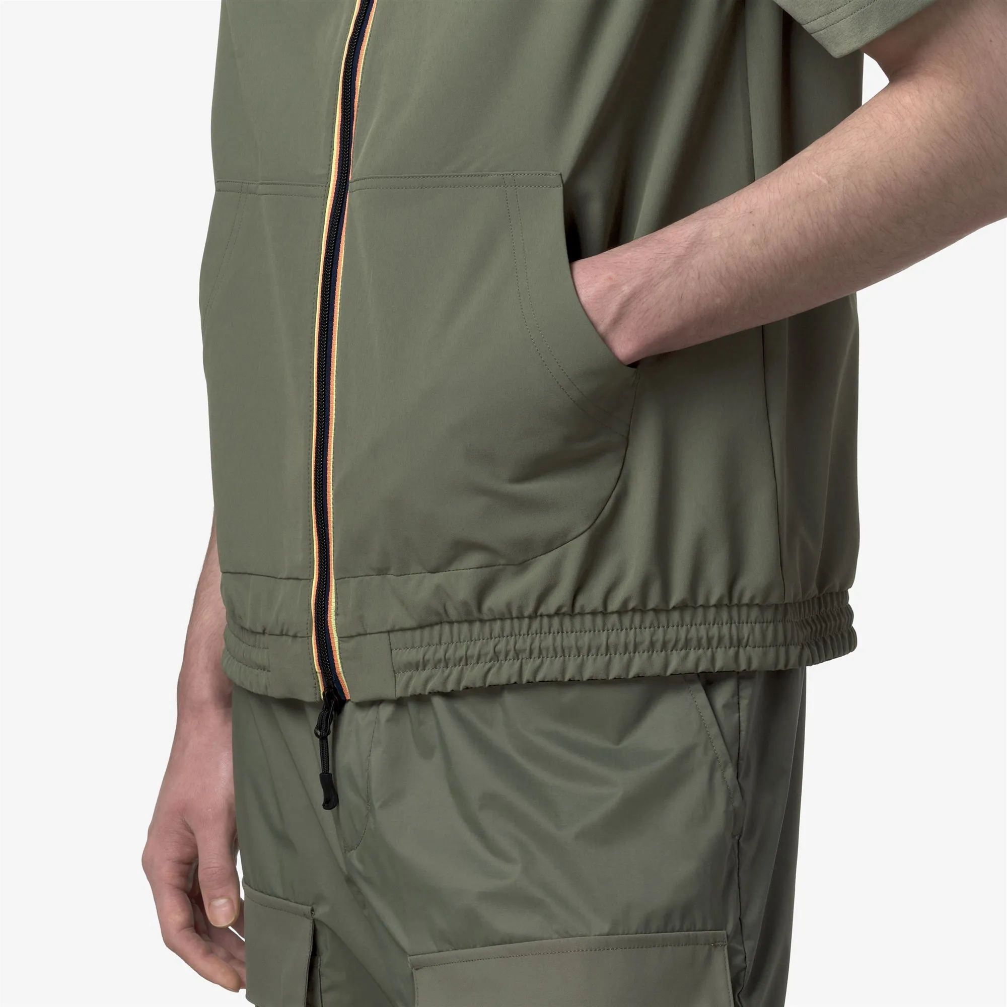 SISEL - Fleece - Jumper - Man - Green Lichen sold by K-Way product image thumbnail 5