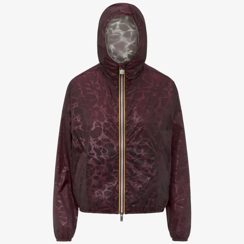 LAURETTE SUPER LIGHT LAMI DOUBLE - Jackets - Short - Woman - Violet-Beige Laminated made by K-Way