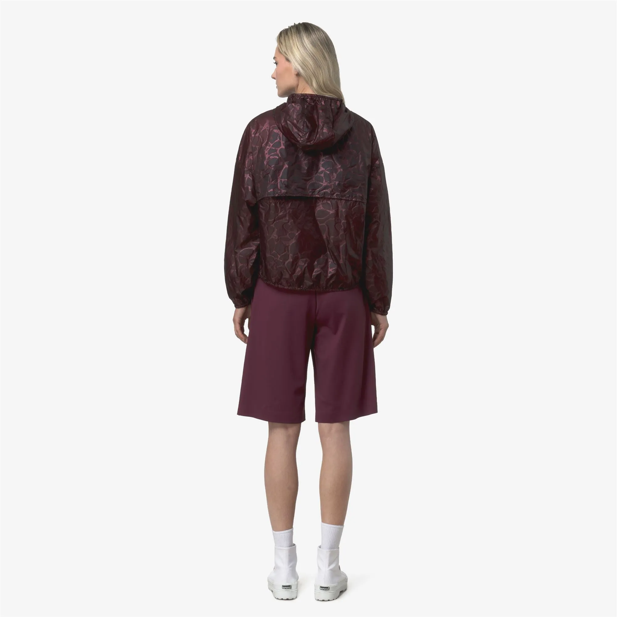 LAURETTE SUPER LIGHT LAMI DOUBLE - Jackets - Short - Woman - Violet-Beige Laminated sold by K-Way product image thumbnail 5