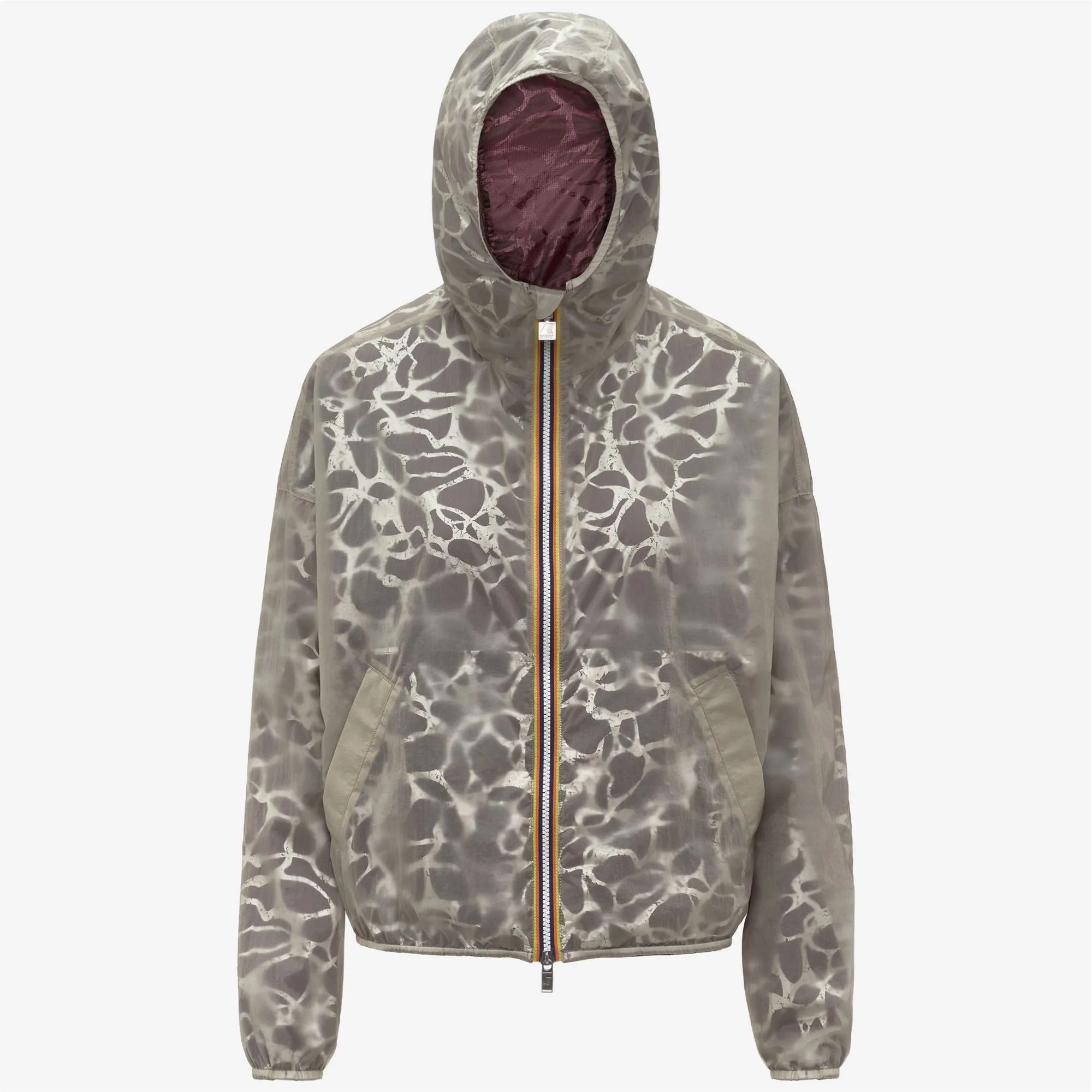 LAURETTE SUPER LIGHT LAMI DOUBLE - Jackets - Short - Woman - Violet-Beige Laminated sold by K-Way product image thumbnail 2