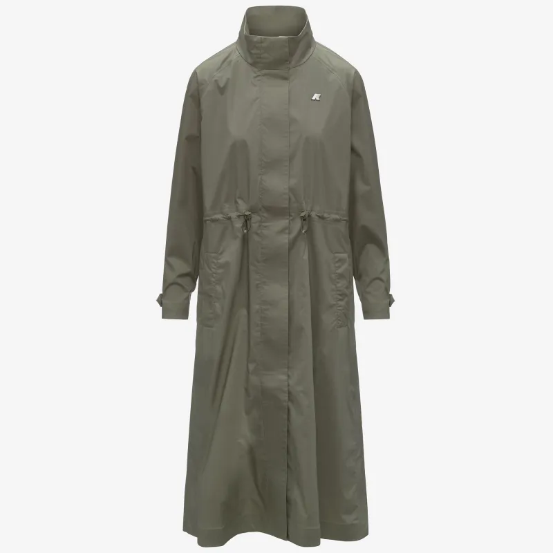BARBREIN COTTON 3LAYERS AF - Jackets - Long - Woman - Green Lichen made by K-Way