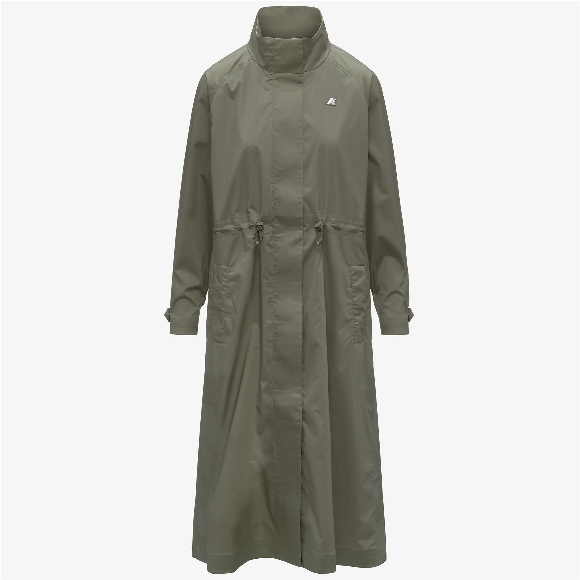BARBREIN COTTON 3LAYERS AF - Jackets - Long - Woman - Green Lichen sold by K-Way