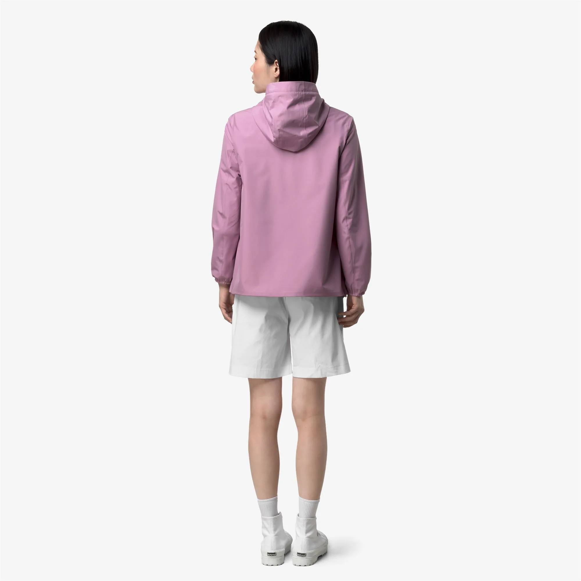 MARGUERITE STRETCH POLY JERSEY - Jackets - Mid - Woman - Violet Glicine sold by K-Way product image thumbnail 4