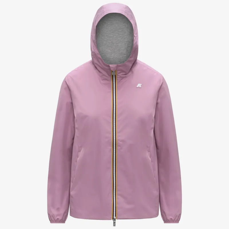 MARGUERITE STRETCH POLY JERSEY - Jackets - Mid - Woman - Violet Glicine made by K-Way