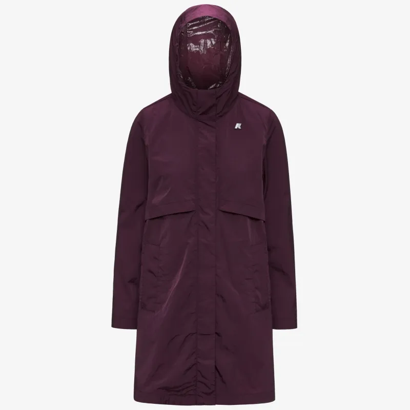 SOPHILENE SATIN GLASS - Jackets - Mid - Woman - Violet Mauve Wine made by K-Way