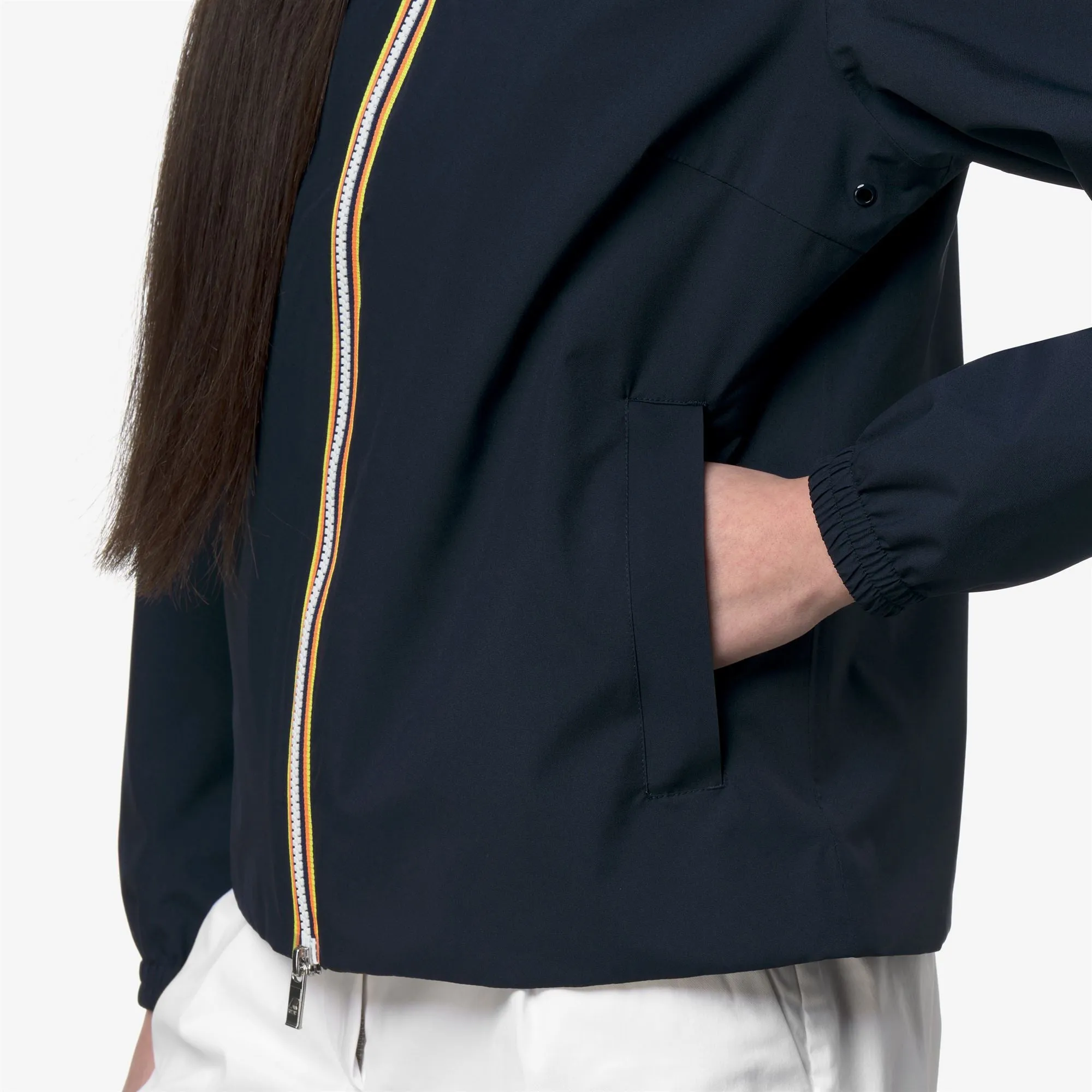 LIL 2.0 STRETCH POLY JERSEY - Jackets - Short - Woman - Blue Depth sold by K-Way product image thumbnail 5