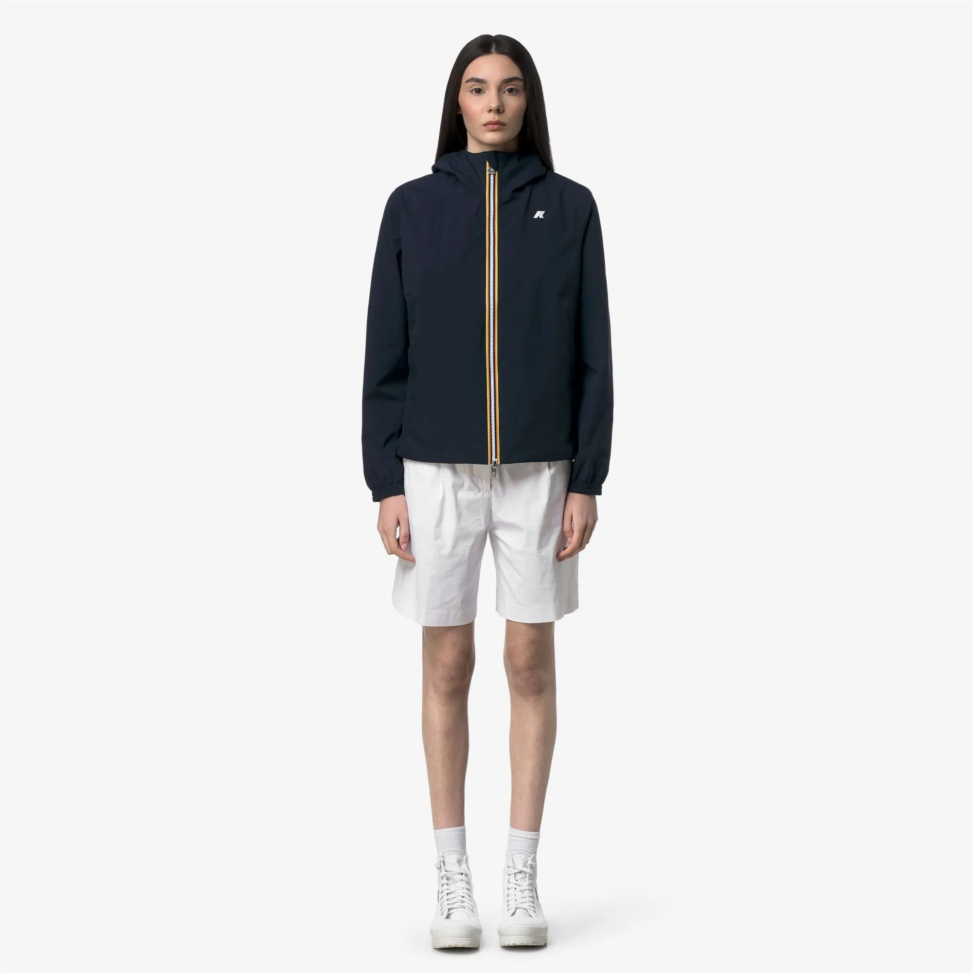 LIL 2.0 STRETCH POLY JERSEY - Jackets - Short - Woman - Blue Depth sold by K-Way product image thumbnail 2