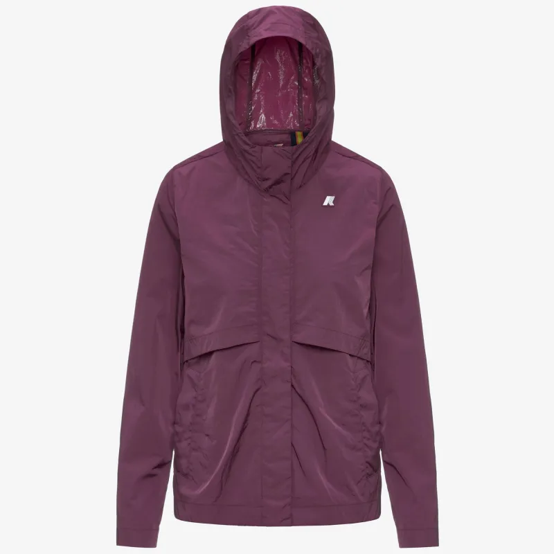 SOPHILE SATIN GLASS - Jackets - Short - Woman - Violet Mauve Wine made by K-Way