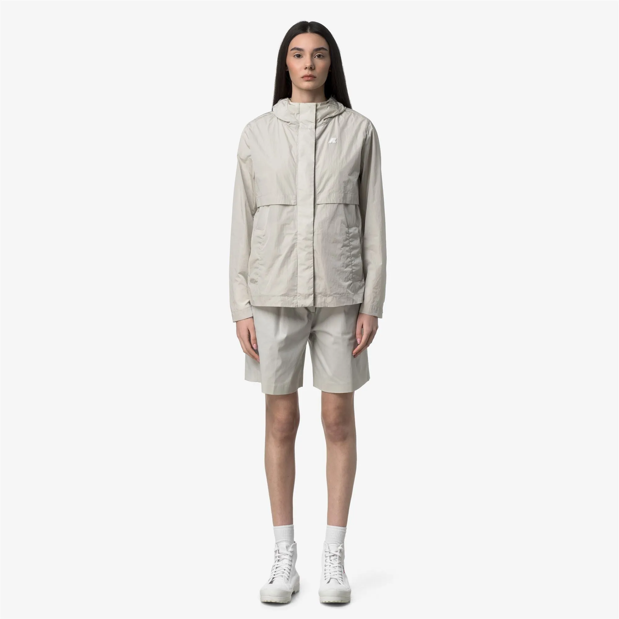 SOPHILE SATIN GLASS - Jackets - Short - Woman - BEIGE LT sold by K-Way product image thumbnail 2