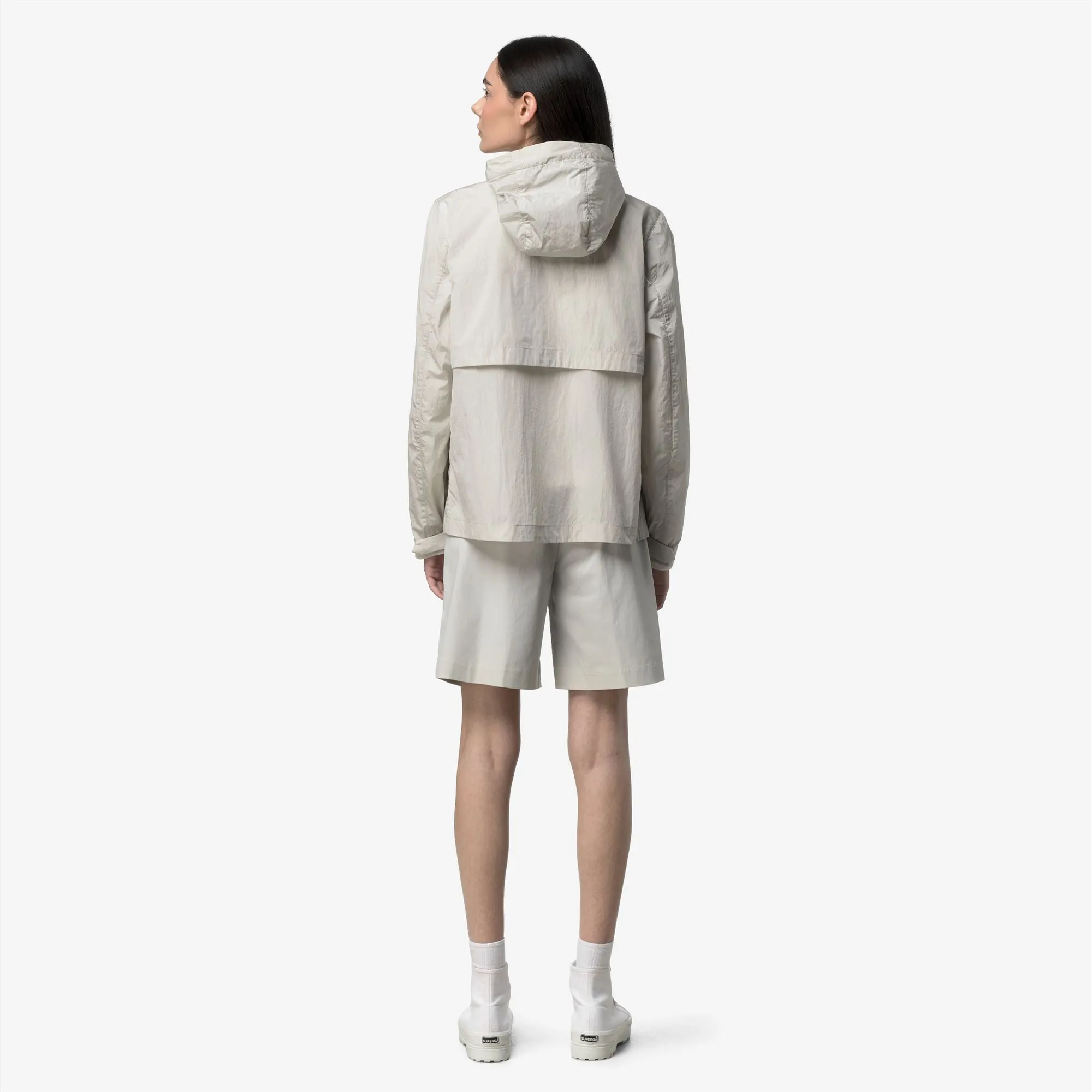 SOPHILE SATIN GLASS - Jackets - Short - Woman - BEIGE LT sold by K-Way product image thumbnail 4