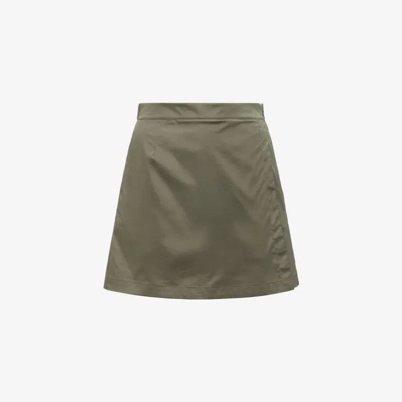 LAMANDIE SHINY COTTON - Shorts - Sport Shorts - Woman - Green Lichen made by K-Way