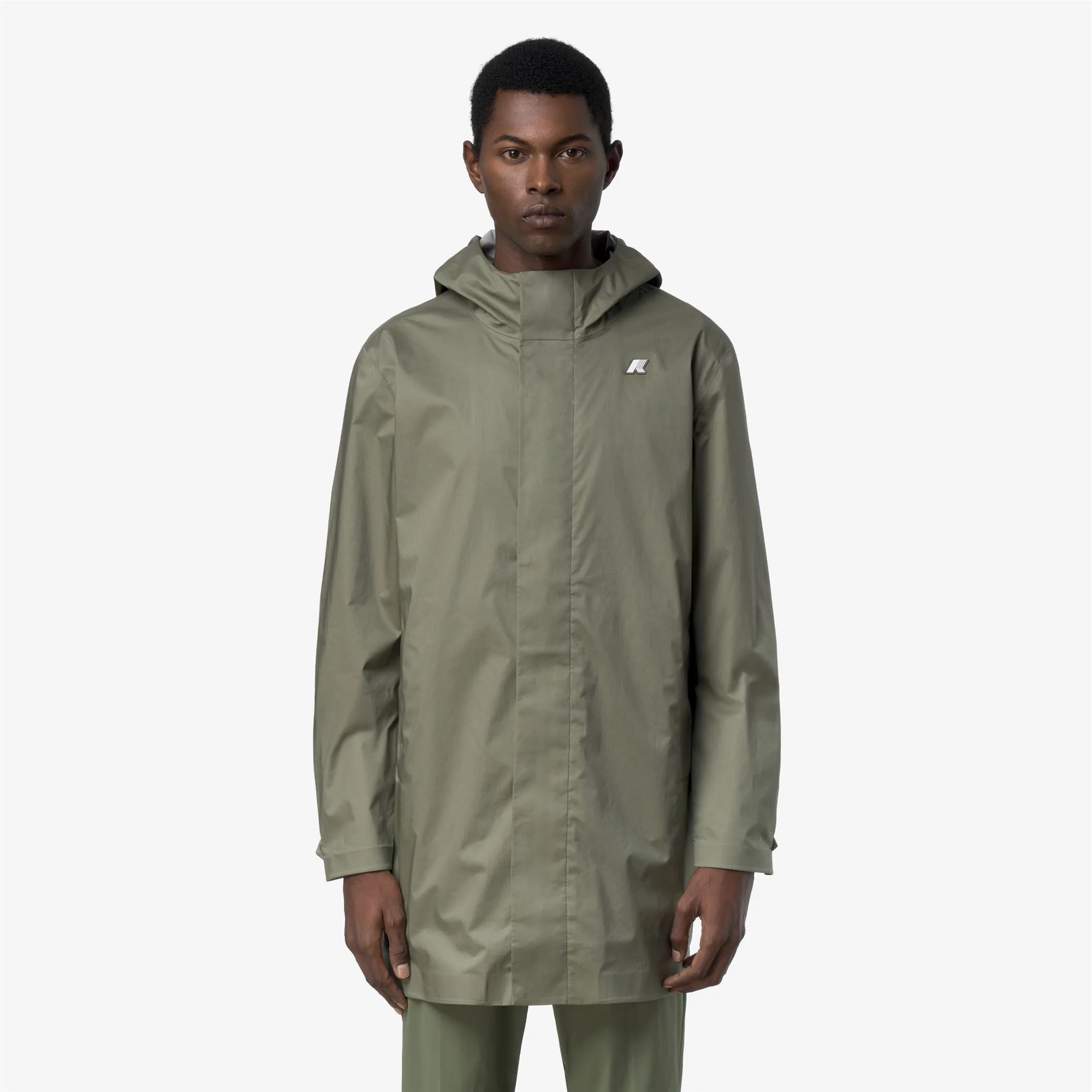 TOMMY COTTON 3LAYERS - Jackets - 3/4 Length - Man - Green Lichen sold by K-Way product image thumbnail 3