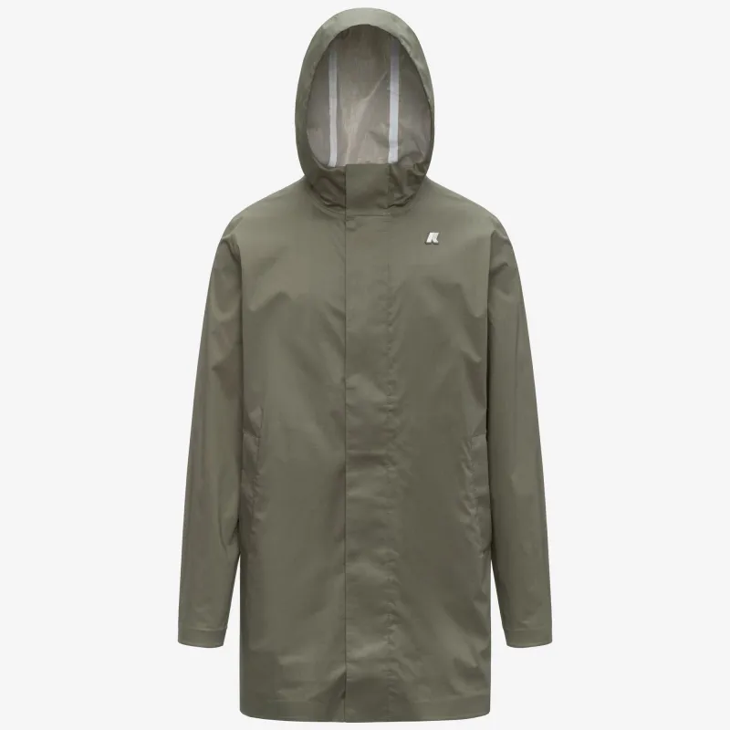 TOMMY COTTON 3LAYERS - Jackets - 3/4 Length - Man - Green Lichen made by K-Way