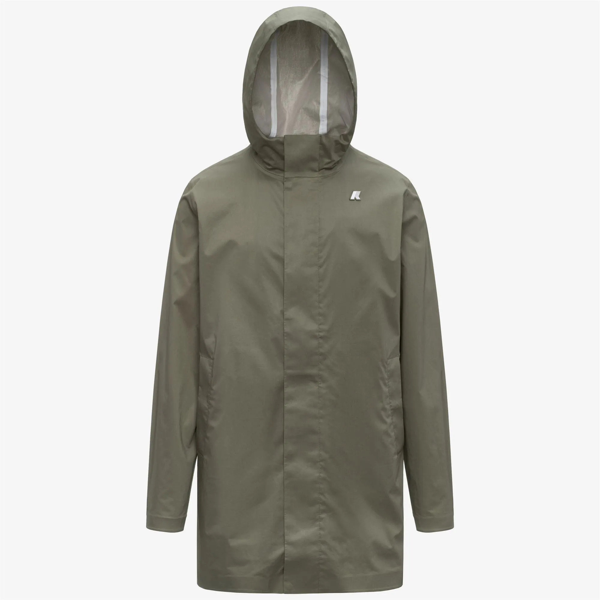 TOMMY COTTON 3LAYERS - Jackets - 3/4 Length - Man - Green Lichen sold by K-Way