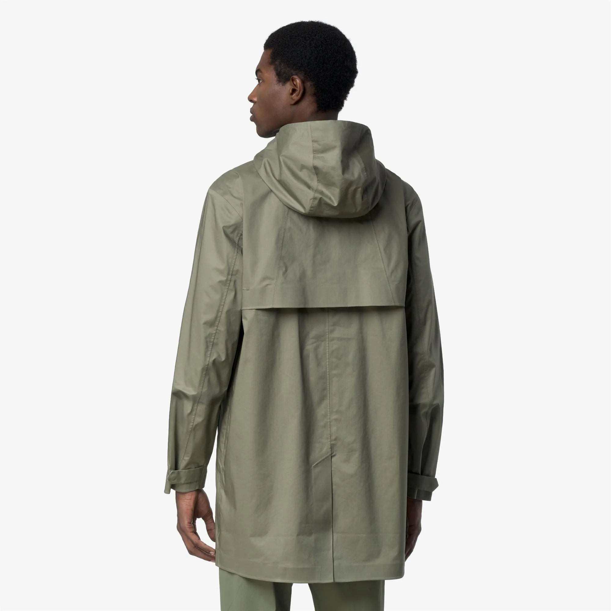 TOMMY COTTON 3LAYERS - Jackets - 3/4 Length - Man - Green Lichen sold by K-Way product image thumbnail 5