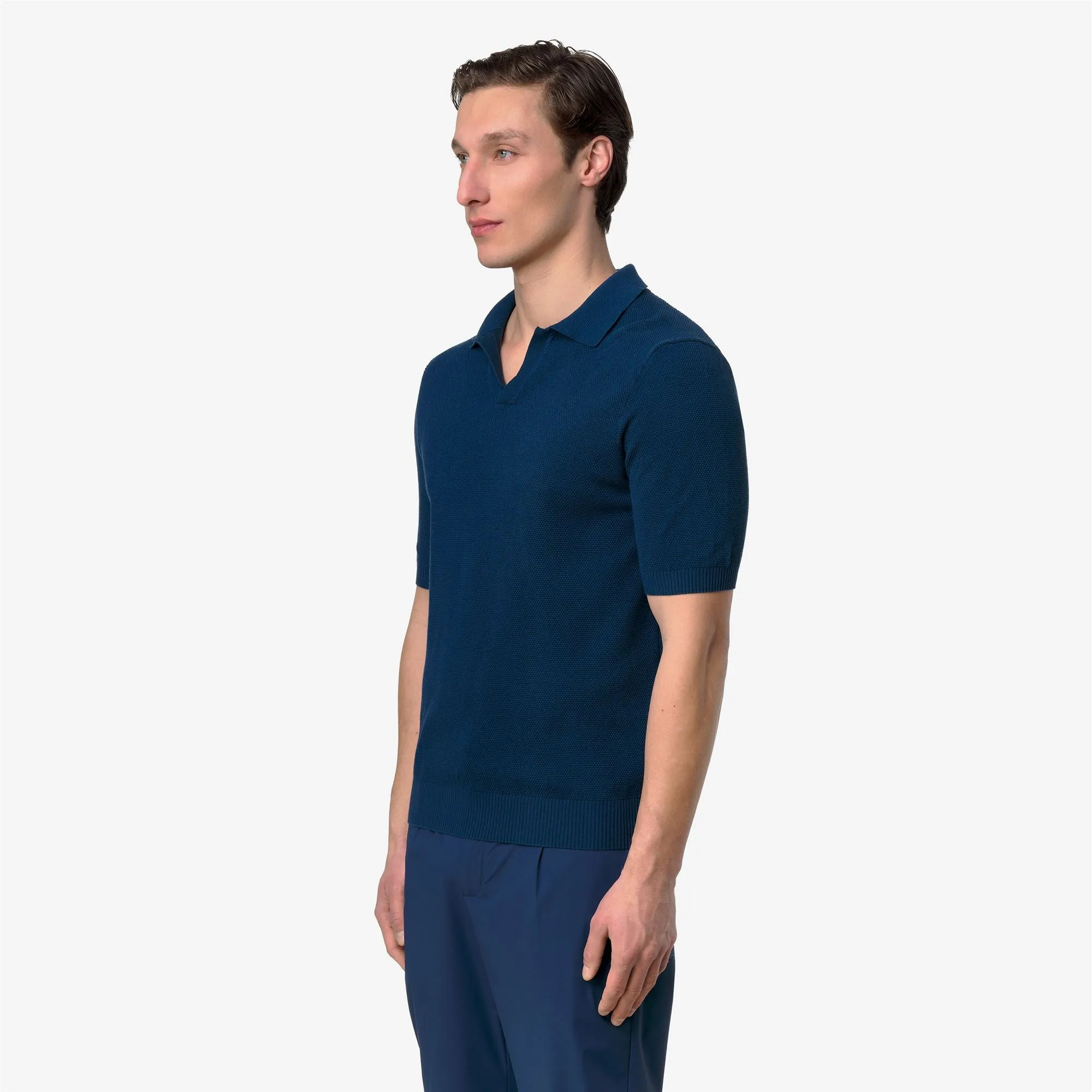 PLEYR - Knitwear - Polo - Man - Blue Dk Denim sold by K-Way product image thumbnail 3