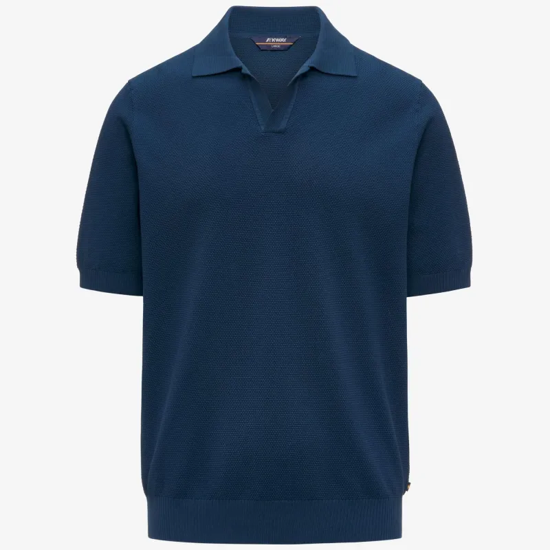 PLEYR - Knitwear - Polo - Man - Blue Dk Denim made by K-Way