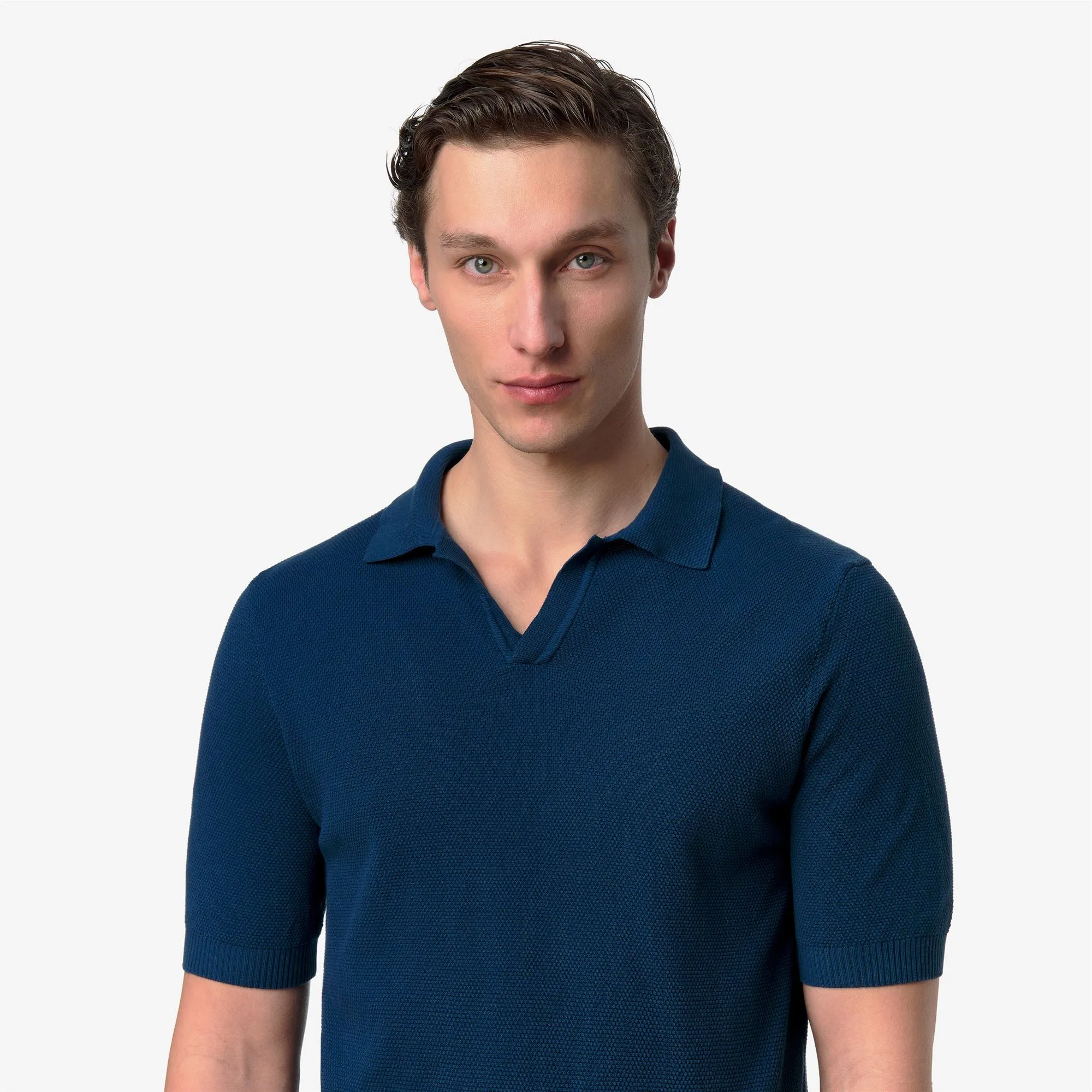 PLEYR - Knitwear - Polo - Man - Blue Dk Denim sold by K-Way product image thumbnail 5