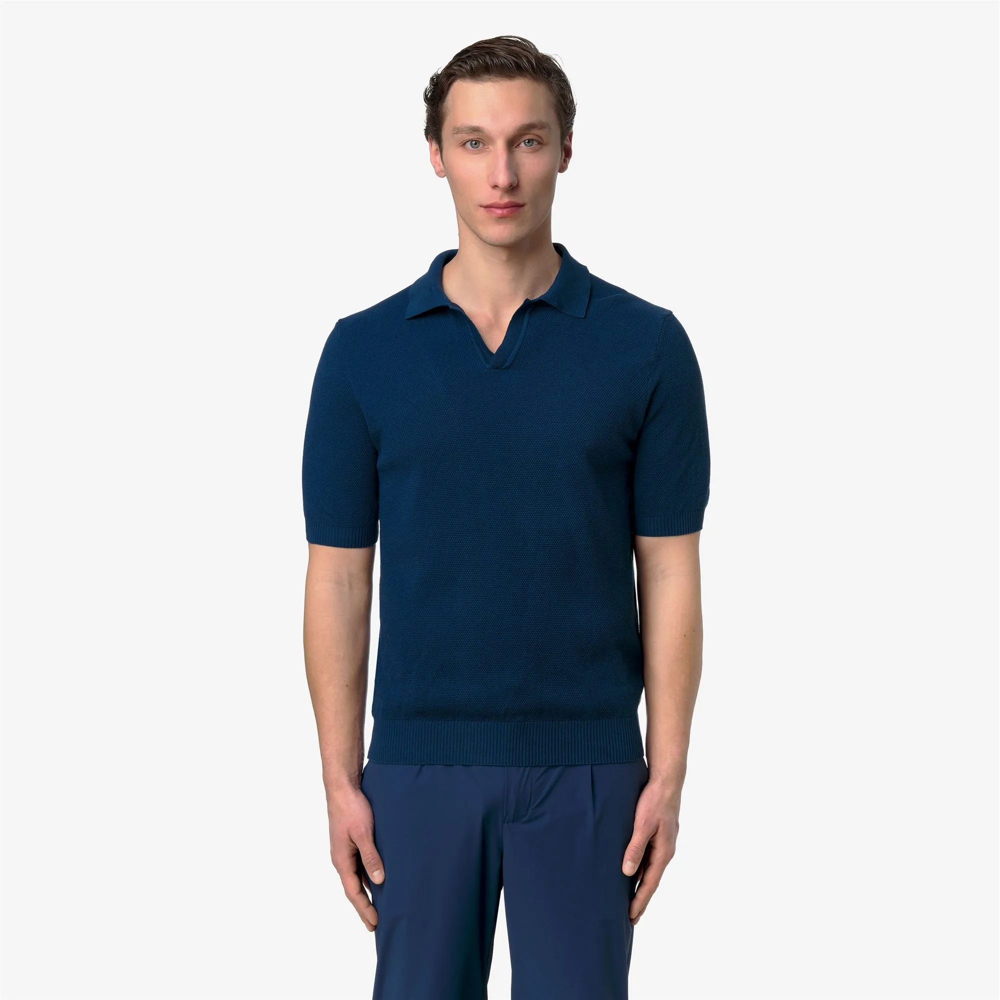 PLEYR - Knitwear - Polo - Man - Blue Dk Denim sold by K-Way product image thumbnail 2