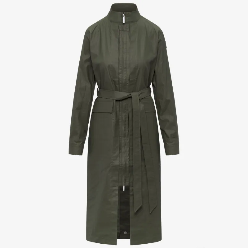 HORIEN NATURAL BLEND - Jackets - Long - Woman - GREEN LICHEN COMBO-Green Lichen made by K-Way