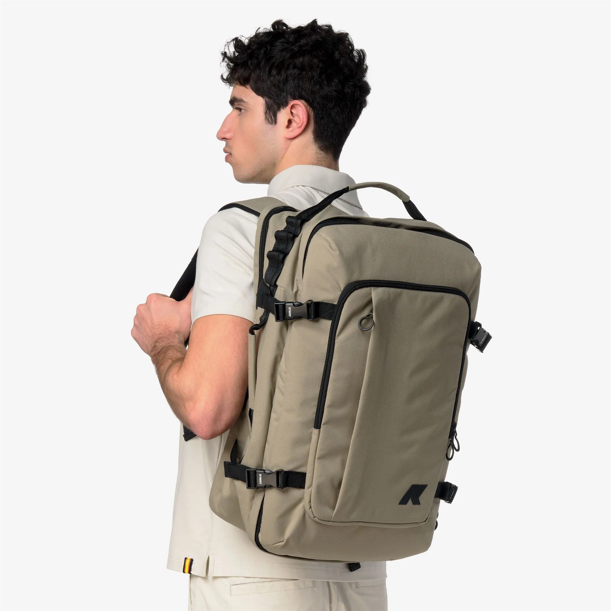 SALOME - Bags - Backpack - Unisex - Grey Tortora sold by K-Way product image thumbnail 2
