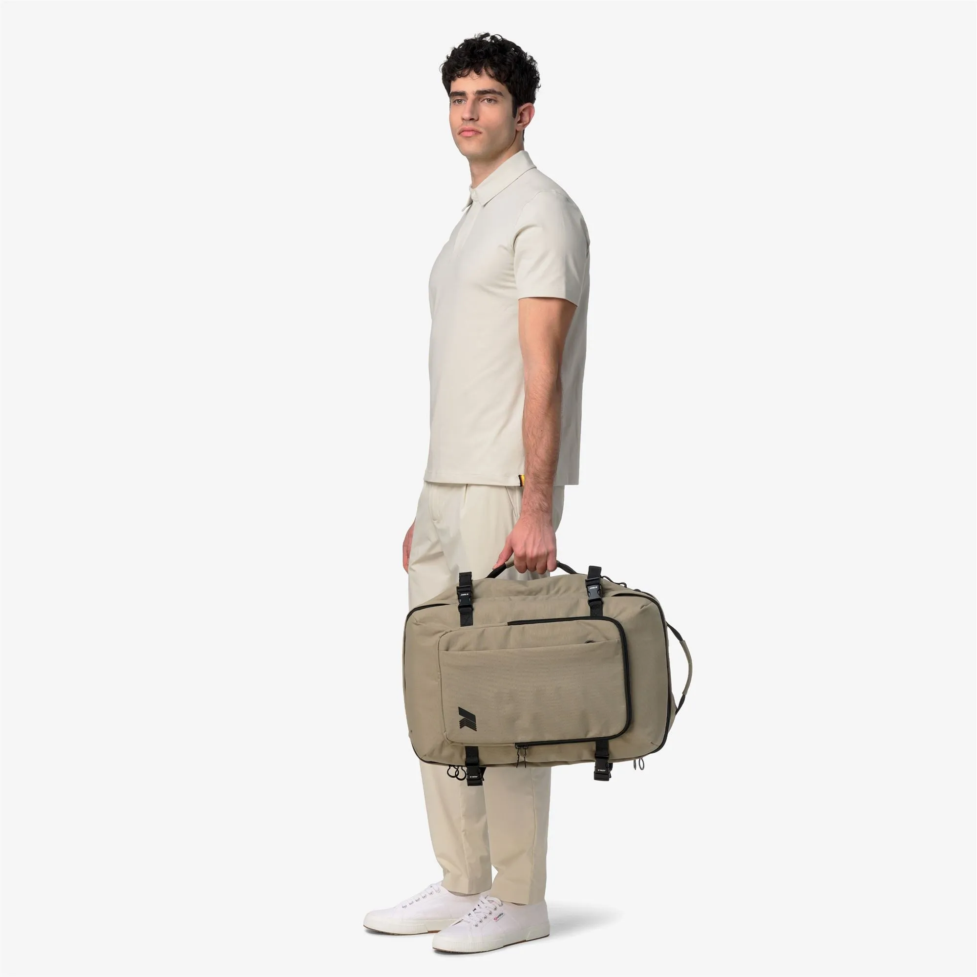 SALOME - Bags - Backpack - Unisex - Grey Tortora sold by K-Way product image thumbnail 3
