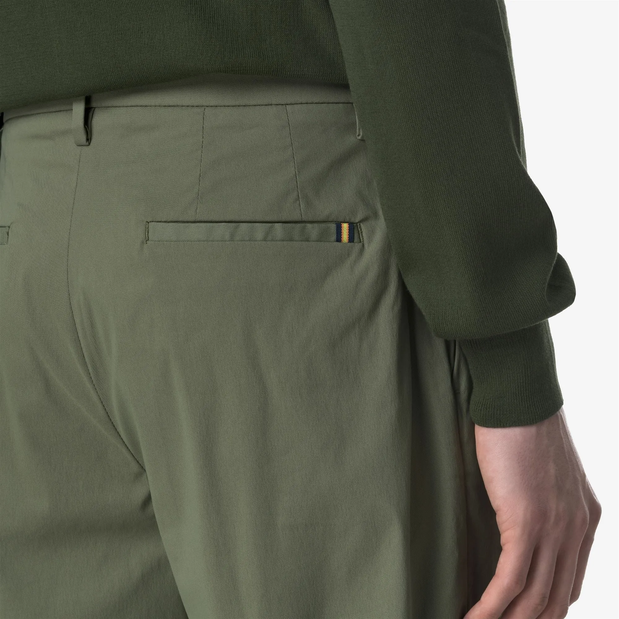 RALPH TWILL TECH - Pants - Chino - Man - Green Lichen sold by K-Way product image thumbnail 5