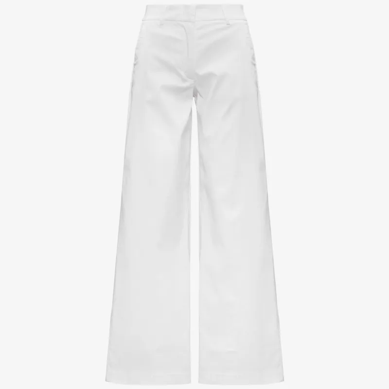 TYA TWILL TECH - Pants - Chino - Woman - White made by K-Way