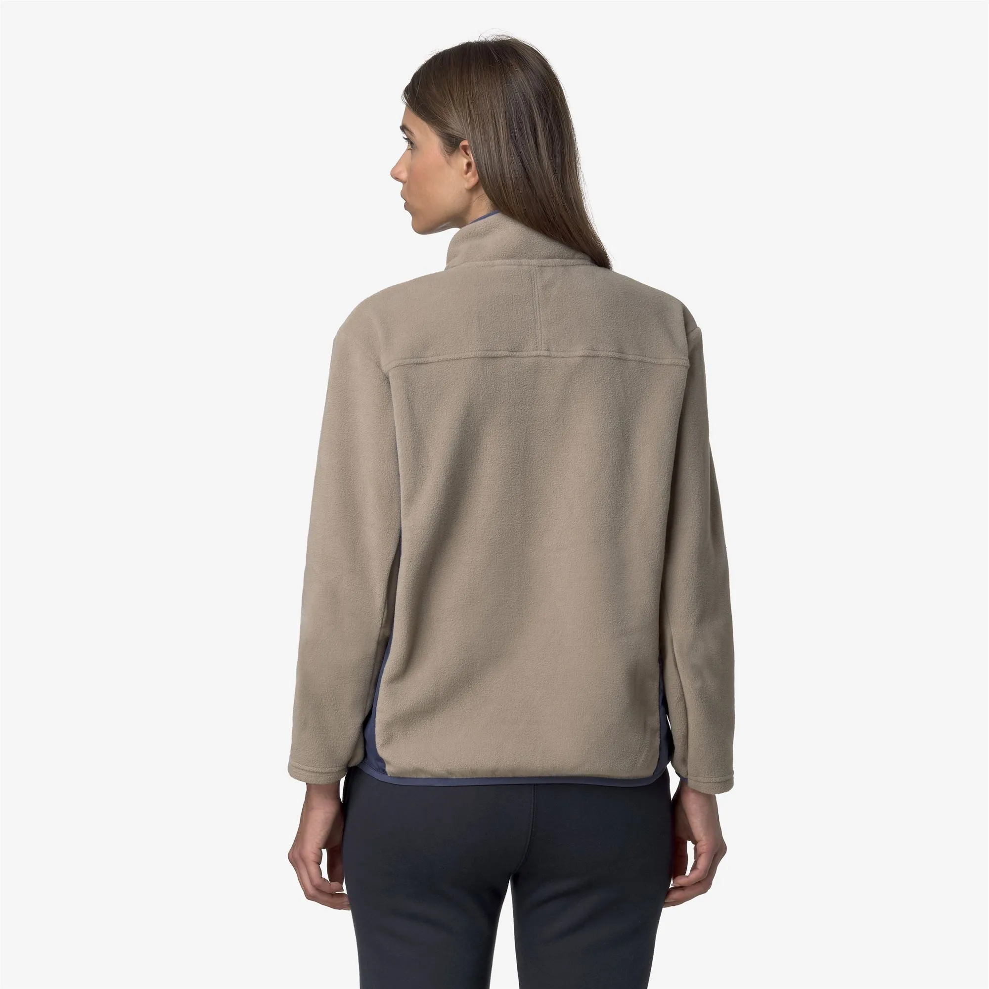 BARNABE 4.0 POLAR - Fleece - Pull Over - Unisex - Beige Taupe-Blue Deep Cobalt sold by K-Way product image thumbnail 4