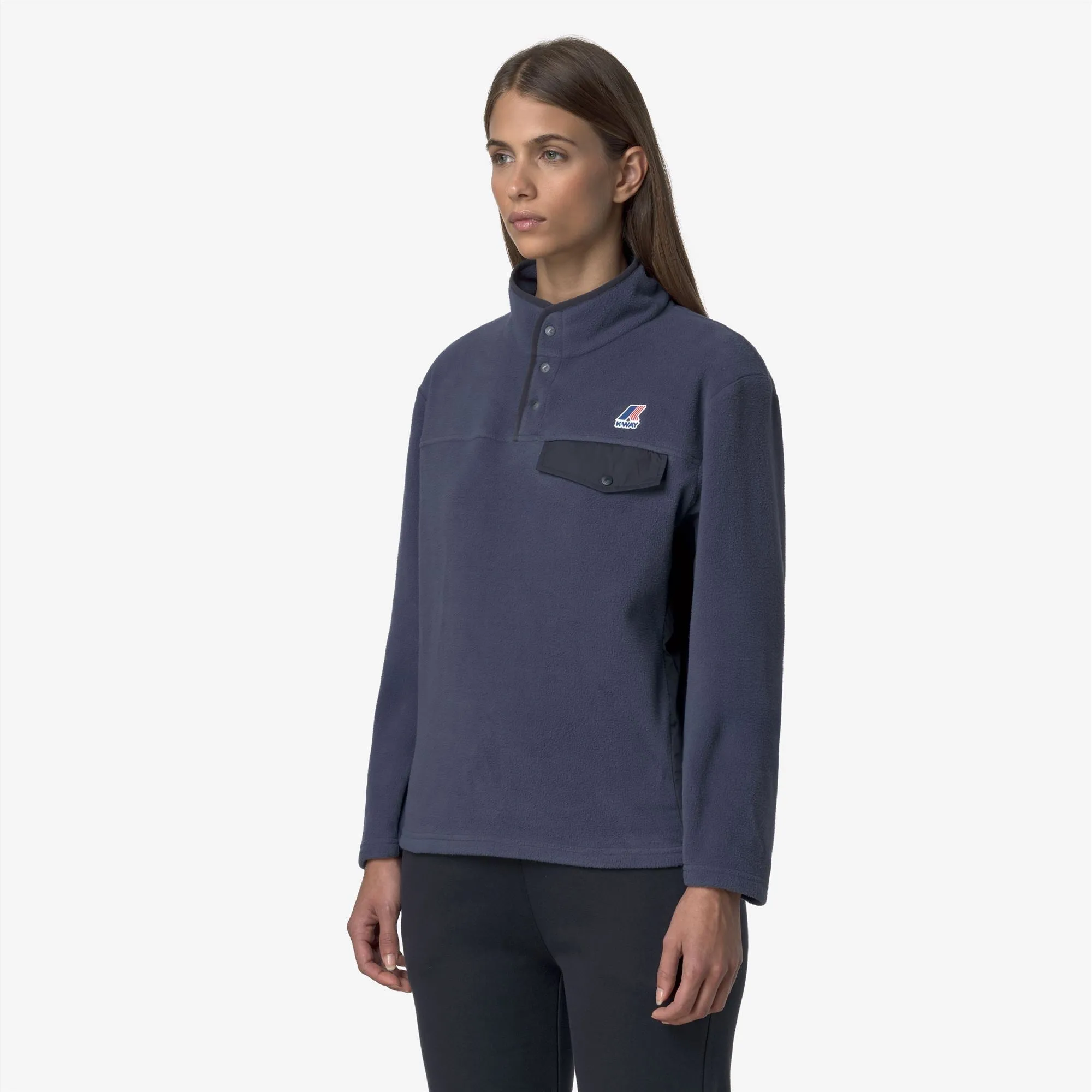 BARNABE 4.0 POLAR - Fleece - Pull Over - Unisex - Blue Deep Cobalt-Blue Depth sold by K-Way product image thumbnail 3