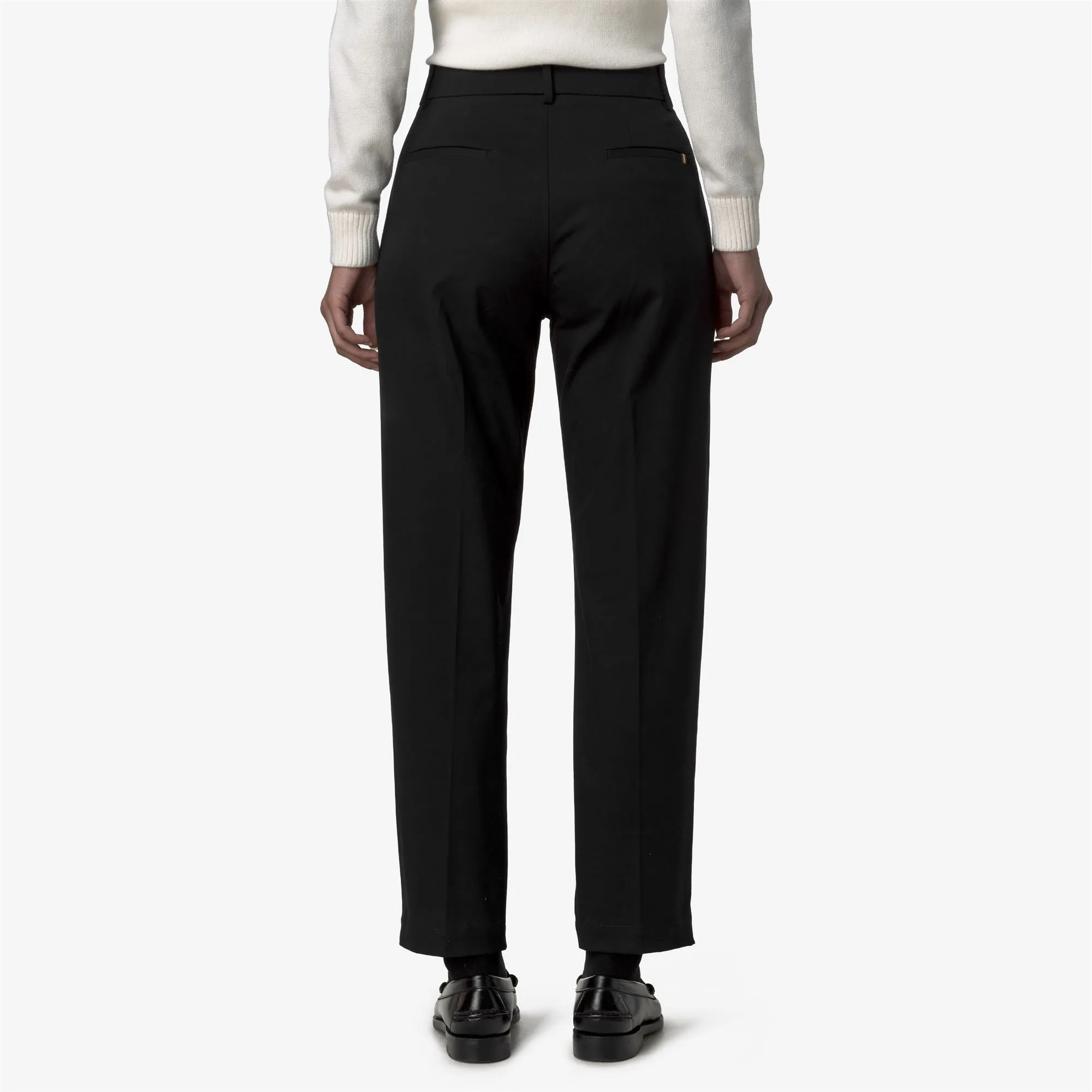 EYRE TWILL TECH PEACH - Pants - Chino - Woman - Black Pure-Black Pure sold by K-Way product image thumbnail 4