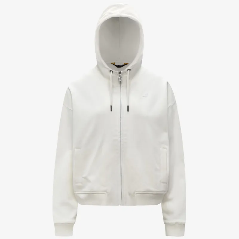 ARWEN FLEECE PEACH - Fleece - Jacket - Woman - White Gardenia made by K-Way