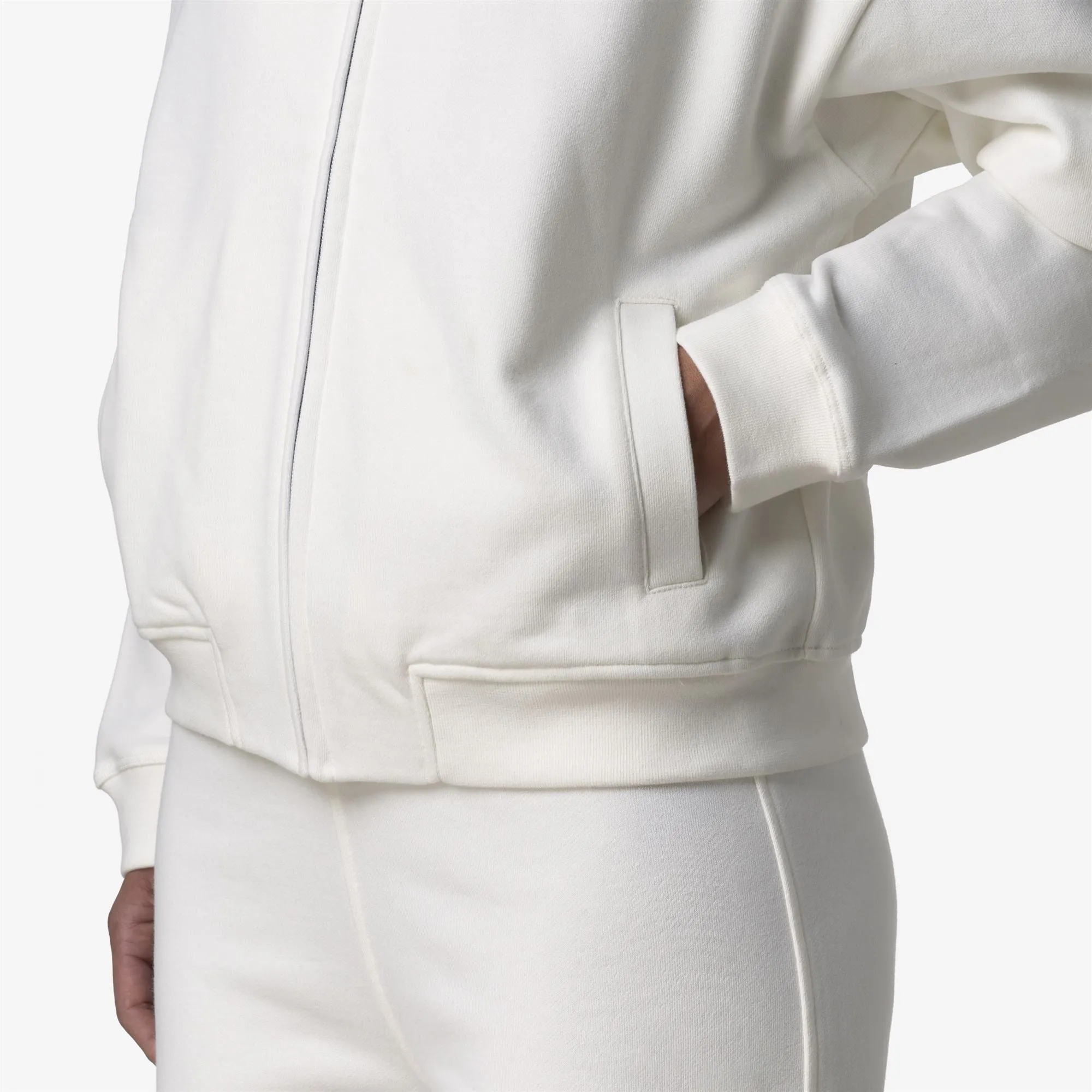 ARWEN FLEECE PEACH - Fleece - Jacket - Woman - White Gardenia sold by K-Way product image thumbnail 5