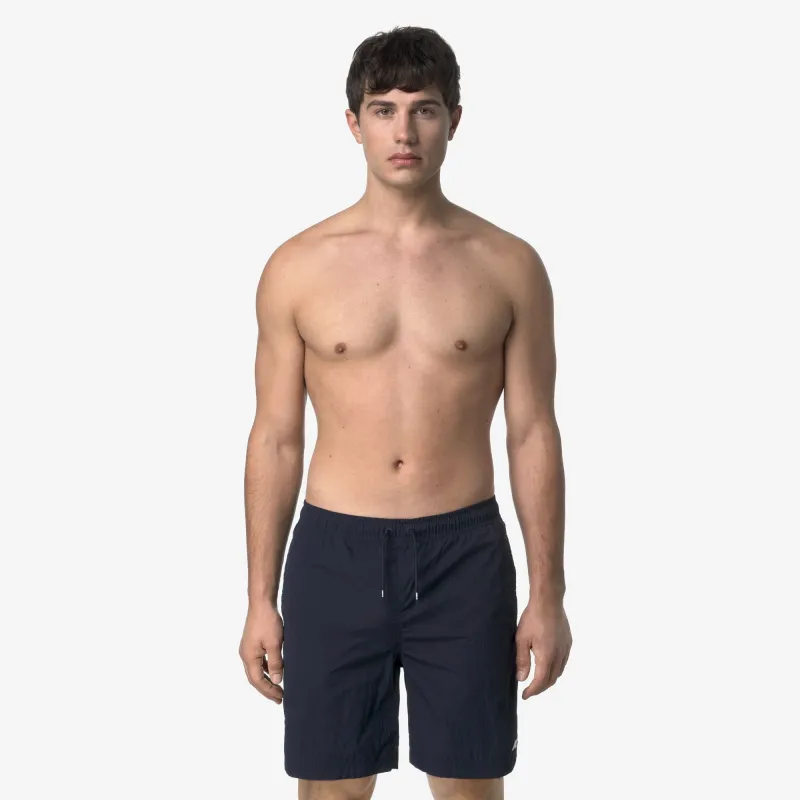 LENON BEACH - Bathing Suits - Swimming Trunks - Man - Blue Depth made by K-Way