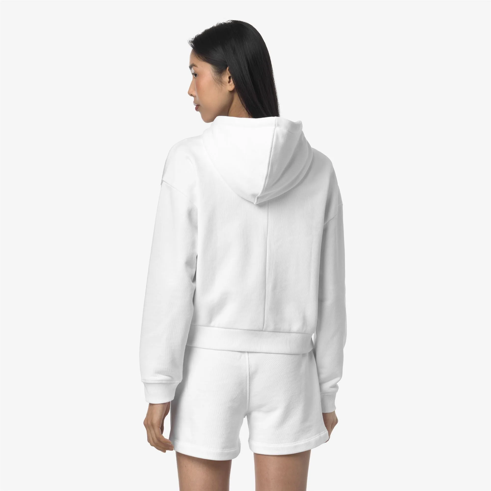 ARWEN FRENCH TERRY - Fleece - Jacket - Woman - White sold by K-Way product image thumbnail 3