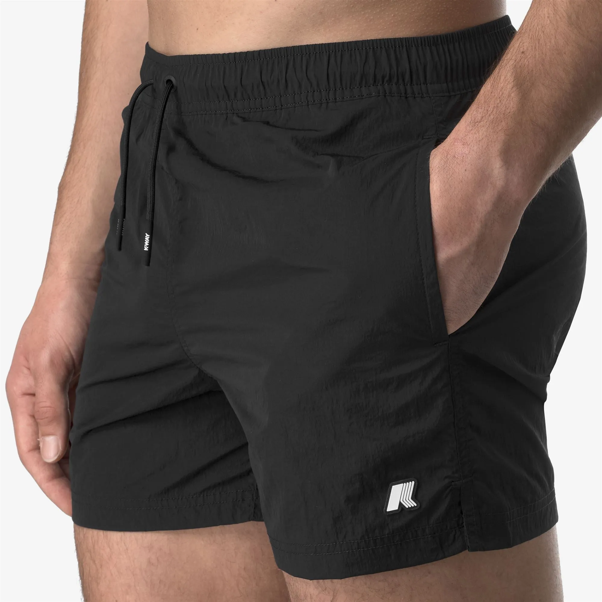 HAZEL BEACH - Bathing Suits - Swimming Trunks - Man - Black Pure sold by K-Way product image thumbnail 4