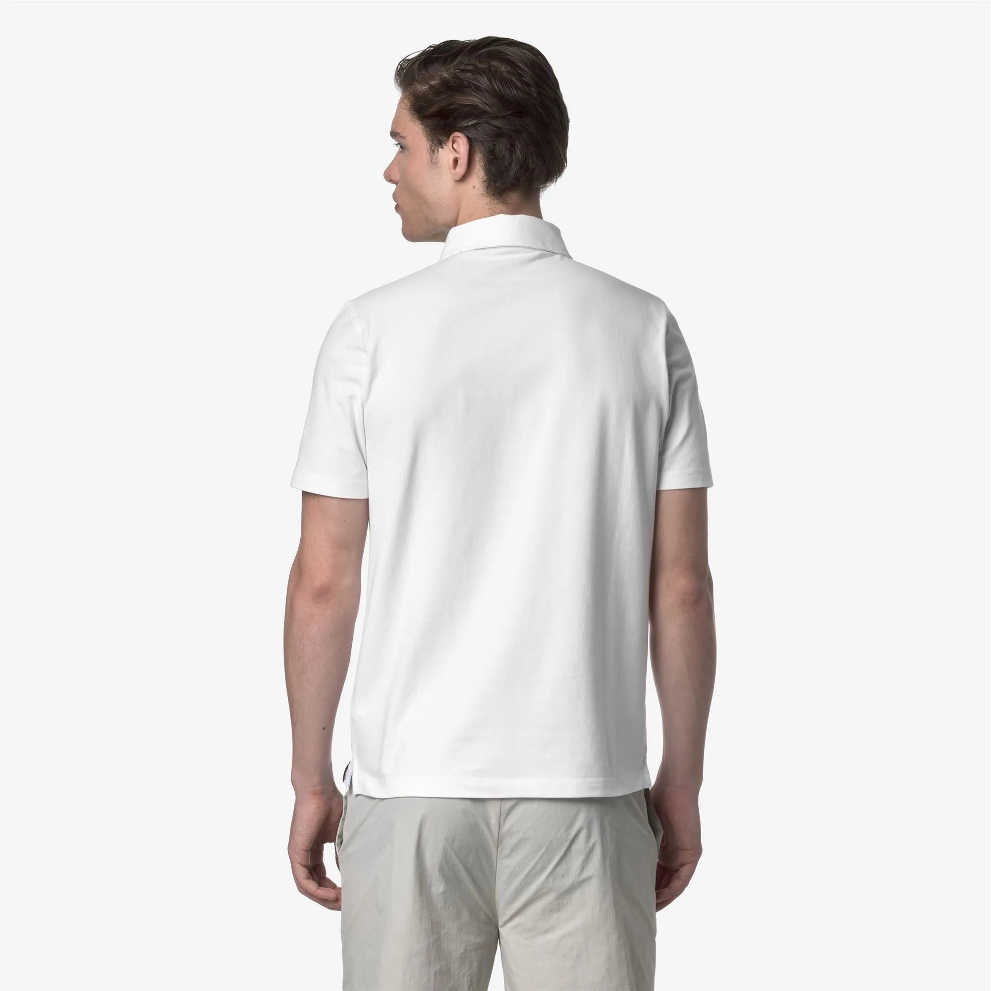 VINCELLE COTTON - Polo Shirts - Polo - Man - White-White sold by K-Way product image thumbnail 4
