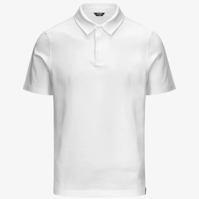 VINCELLE COTTON - Polo Shirts - Polo - Man - White-White made by K-Way