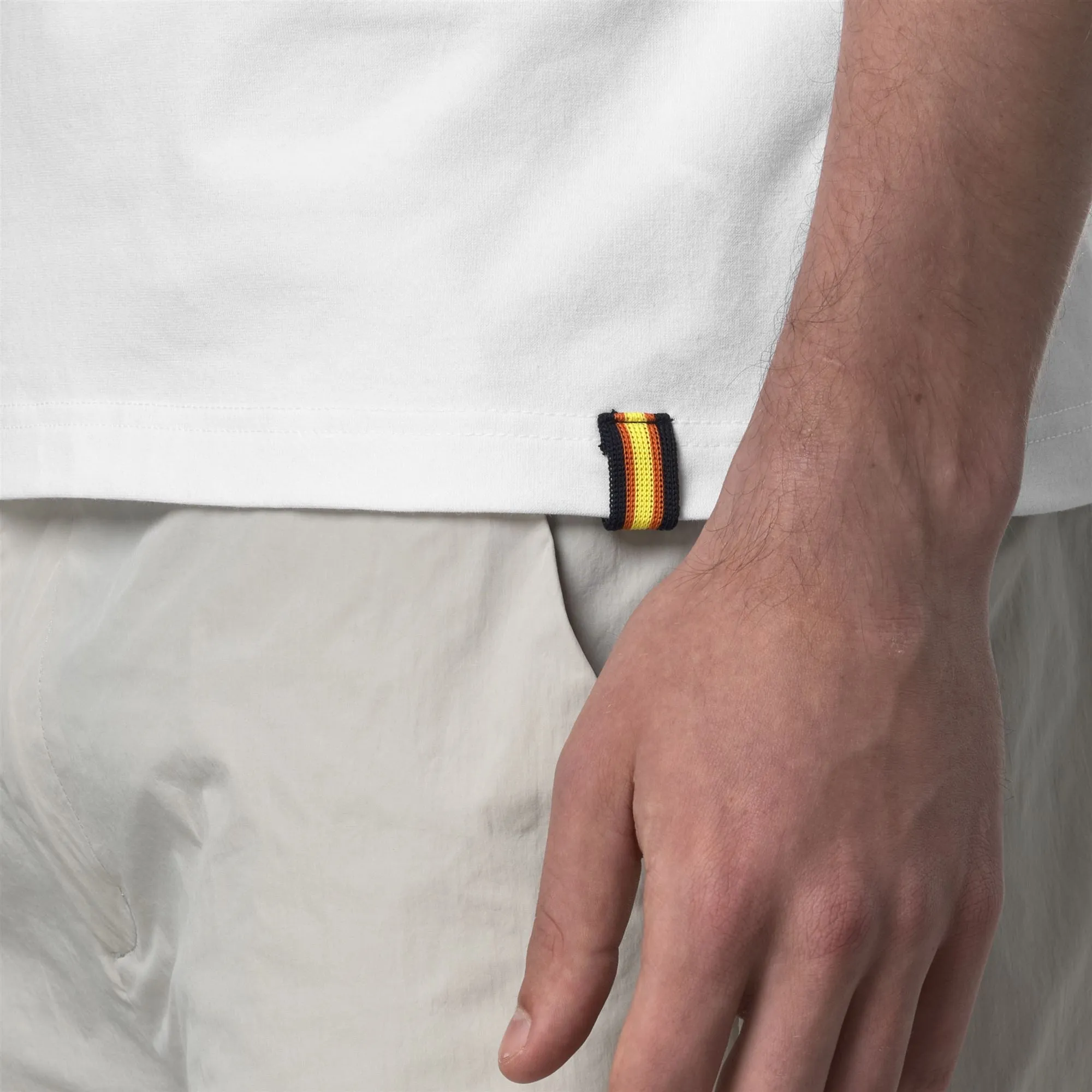 VINCELLE COTTON - Polo Shirts - Polo - Man - White-White sold by K-Way product image thumbnail 5